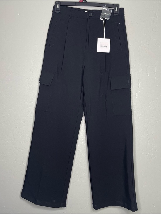 pistola Pants - PISTOLA Brynn High Rise Relaxed Cargo Pants In Black Sz 27
